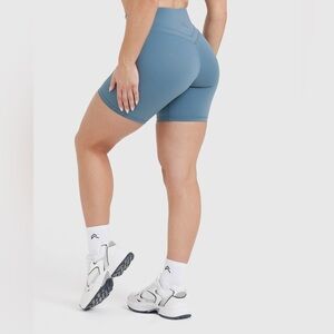 Oner Active Unified High Waisted Shorts | Moonstone Blue - M